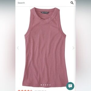 Title nine Headlands ribbed tank top, NWT, size Small, Iris Mauve